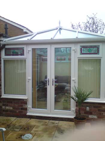 photo of conservatory fitted by Dudley Doors